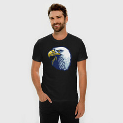 Футболка slim-fit Орлиная голова, цвет: черный — фото 2