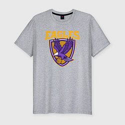 Футболка slim-fit Eagles basketball, цвет: меланж