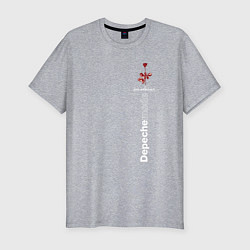 Футболка slim-fit Depeche Mode - Violator роза, цвет: меланж