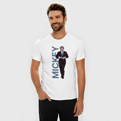 Футболка slim-fit Микки Пирсон, цвет: белый — фото 2