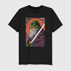 Футболка slim-fit Pepe samurai, цвет: черный