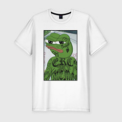 Футболка slim-fit Pepe tattoo, цвет: белый