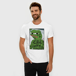 Футболка slim-fit Pepe tattoo, цвет: белый — фото 2