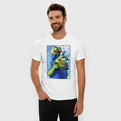 Футболка slim-fit Pepe dad, цвет: белый — фото 2