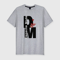 Футболка slim-fit Depeche Mode - Rose Violator, цвет: меланж