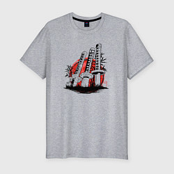 Мужская slim-футболка Мечи Ророноа Зоро One Piece