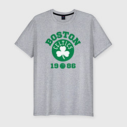 Мужская slim-футболка Boston Celtics 1986