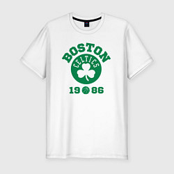 Футболка slim-fit Boston Celtics 1986, цвет: белый