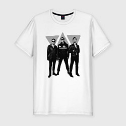 Футболка slim-fit Depeche Mode - Delta Machine DM tour, цвет: белый