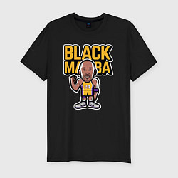 Мужская slim-футболка Kobe black mamba