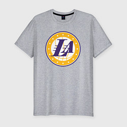 Футболка slim-fit Lakers stars, цвет: меланж