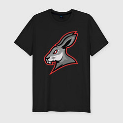 Футболка slim-fit Rabbit team, цвет: черный