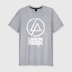Мужская slim-футболка Linkin Park - white
