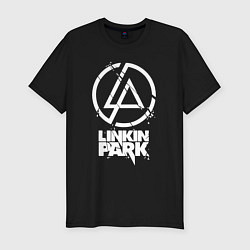 Мужская slim-футболка Linkin Park - white