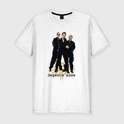 Футболка slim-fit Depeche Mode - A band universe, цвет: белый