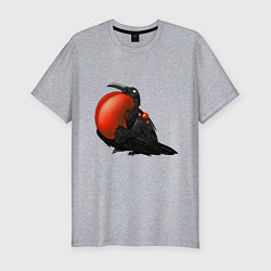 Футболка slim-fit Plump bird, цвет: меланж