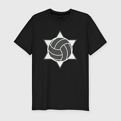 Футболка slim-fit Star volley, цвет: черный