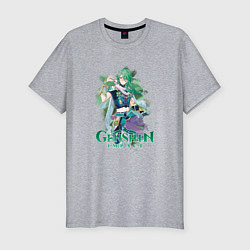 Мужская slim-футболка Бай Чжу дендро