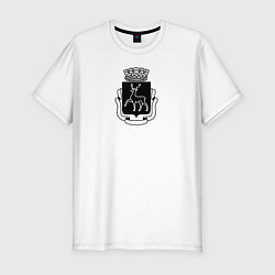Мужская slim-футболка Герб Нижнего Новгорода