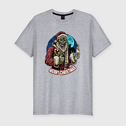 Мужская slim-футболка Dead Christmas