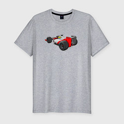 Футболка slim-fit Формула-1 McLaren Senna, цвет: меланж