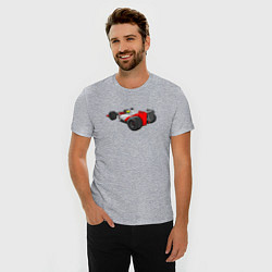 Футболка slim-fit Формула-1 McLaren Senna, цвет: меланж — фото 2