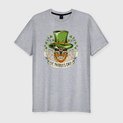 Футболка slim-fit St Patrick day, цвет: меланж