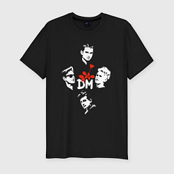 Футболка slim-fit Depeche Mode - A band with Alan, цвет: черный