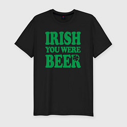 Футболка slim-fit Irish you were beer, цвет: черный