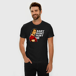 Футболка slim-fit Baby dont hurt me - Mike OHearn, цвет: черный — фото 2