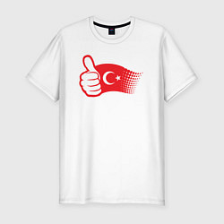 Мужская slim-футболка Турецкий лайк