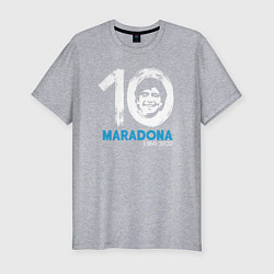 Мужская slim-футболка Maradona 10