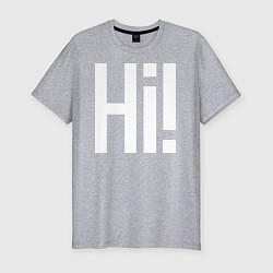 Мужская slim-футболка Hi