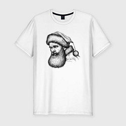 Футболка slim-fit Ugly Santa, цвет: белый