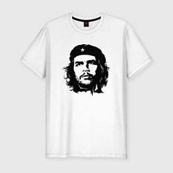 Мужская slim-футболка Портрет Эрнесто Че Гевары