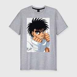 Футболка slim-fit Иппо Боксер, цвет: меланж