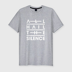 Футболка slim-fit All Hail The Silence, цвет: меланж