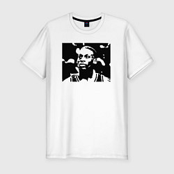 Футболка slim-fit Rodman, цвет: белый