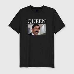 Мужская slim-футболка Queen - Mimino мем