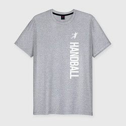 Мужская slim-футболка Гандбол