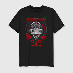Мужская slim-футболка Megadeth rock