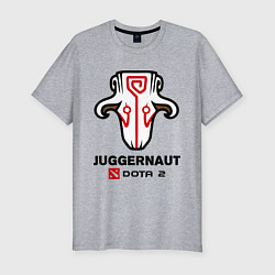 Мужская slim-футболка Juggernaut Dota 2