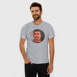 Футболка slim-fit Stalin color, цвет: меланж — фото 2