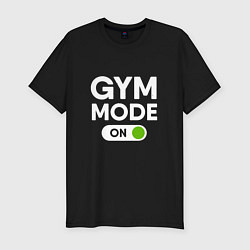 Мужская slim-футболка Gym mode on