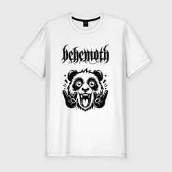 Мужская slim-футболка Behemoth - rock panda