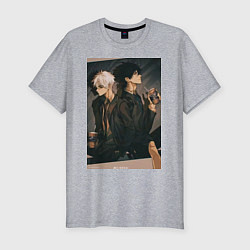 Мужская slim-футболка Гуан Лу Сяоши Чэн