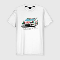 Футболка slim-fit Toyota Supra Castrol 36, цвет: белый