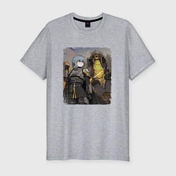 Футболка slim-fit Helldivers x Anime, цвет: меланж