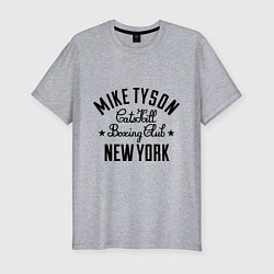 Мужская slim-футболка Mike Tyson: New York
