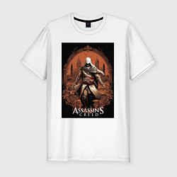 Мужская slim-футболка Assassins creed древний Рим